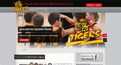 Desktop Screenshot of mountaintigers.com.au